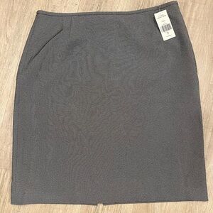 NWT Tahari Gray Women's Pencil Skirt 14